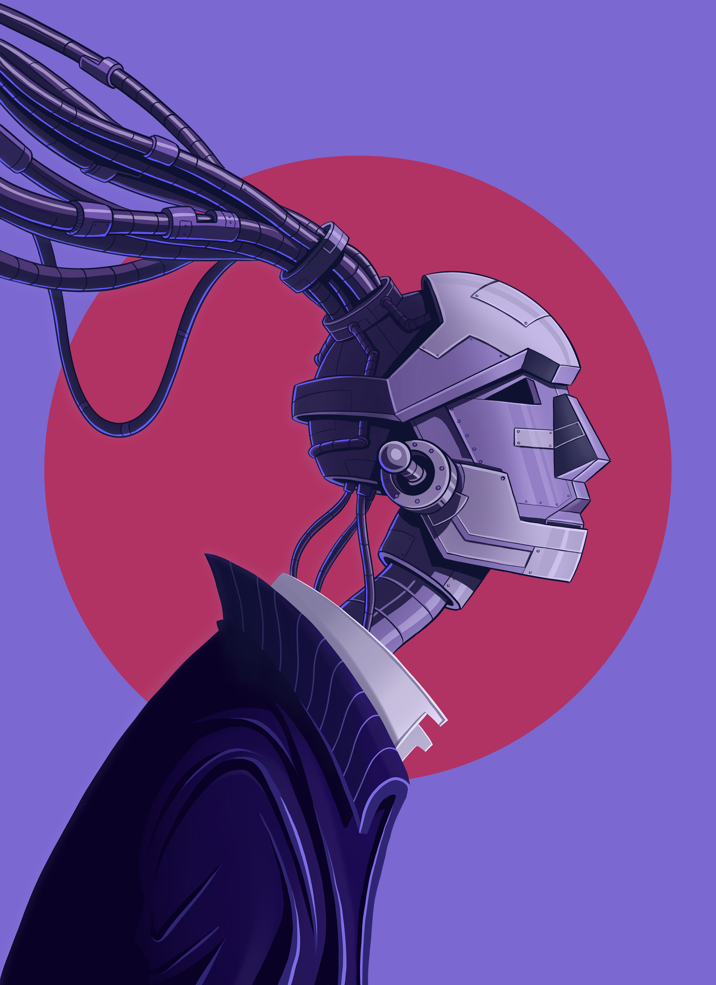 Illustration Québec Raphaël Dairon Electric Dreams (projet personnel)