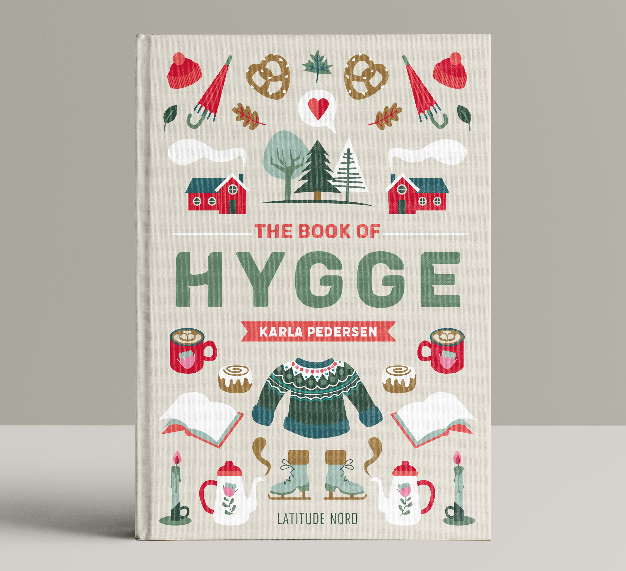 Illustration Québec Aurore Lefèvre Cover The book of Hygge