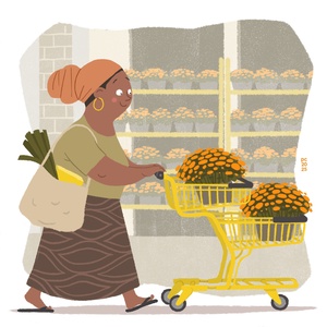 Devant chez Maxi - septembre 2025