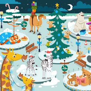 Zoo en hiver