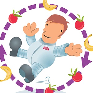 Astrobouffe, alimentation astronaute 