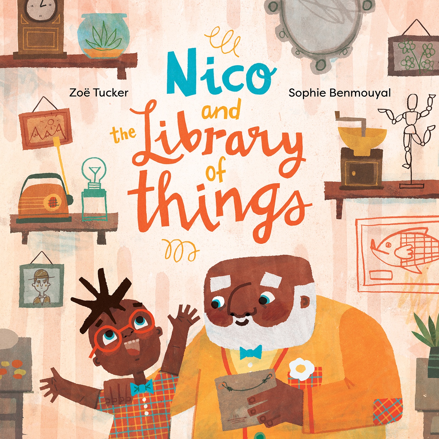 Sophie Benmouyal - Nico and the Library of Things - couverture de livres