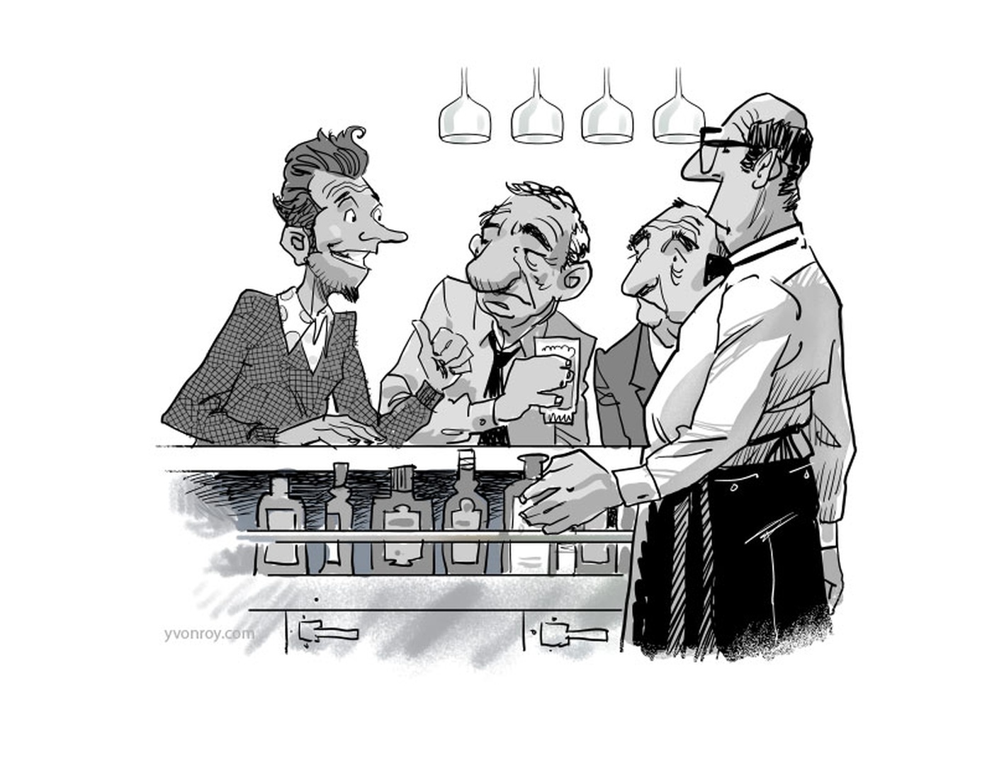 YvonRoy - Le ringard au bar