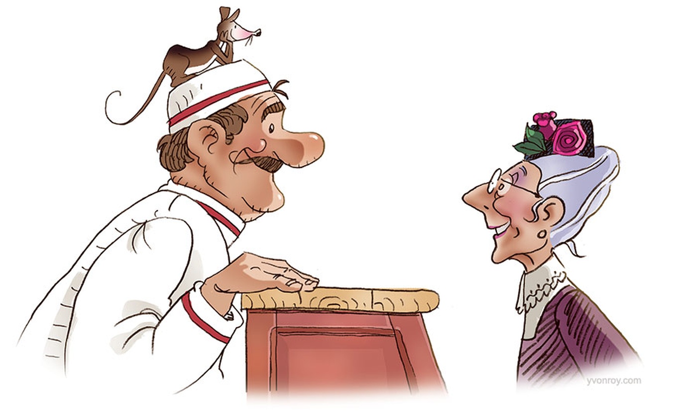 YvonRoy - «L'inspecteur et le boulanger»