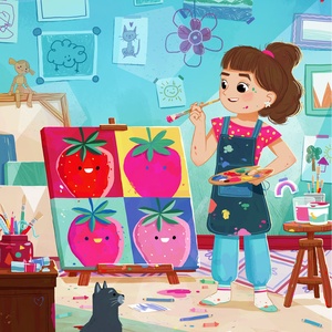  Magazine Chickadee - Numéro ''All About Art'' - Illustration