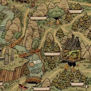 La nuit du loup de sang, la carte dont vous êtes le héros                     