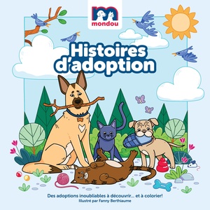 Mondou Mondon pour les refuges 2025 - Couverture cahier à colorier