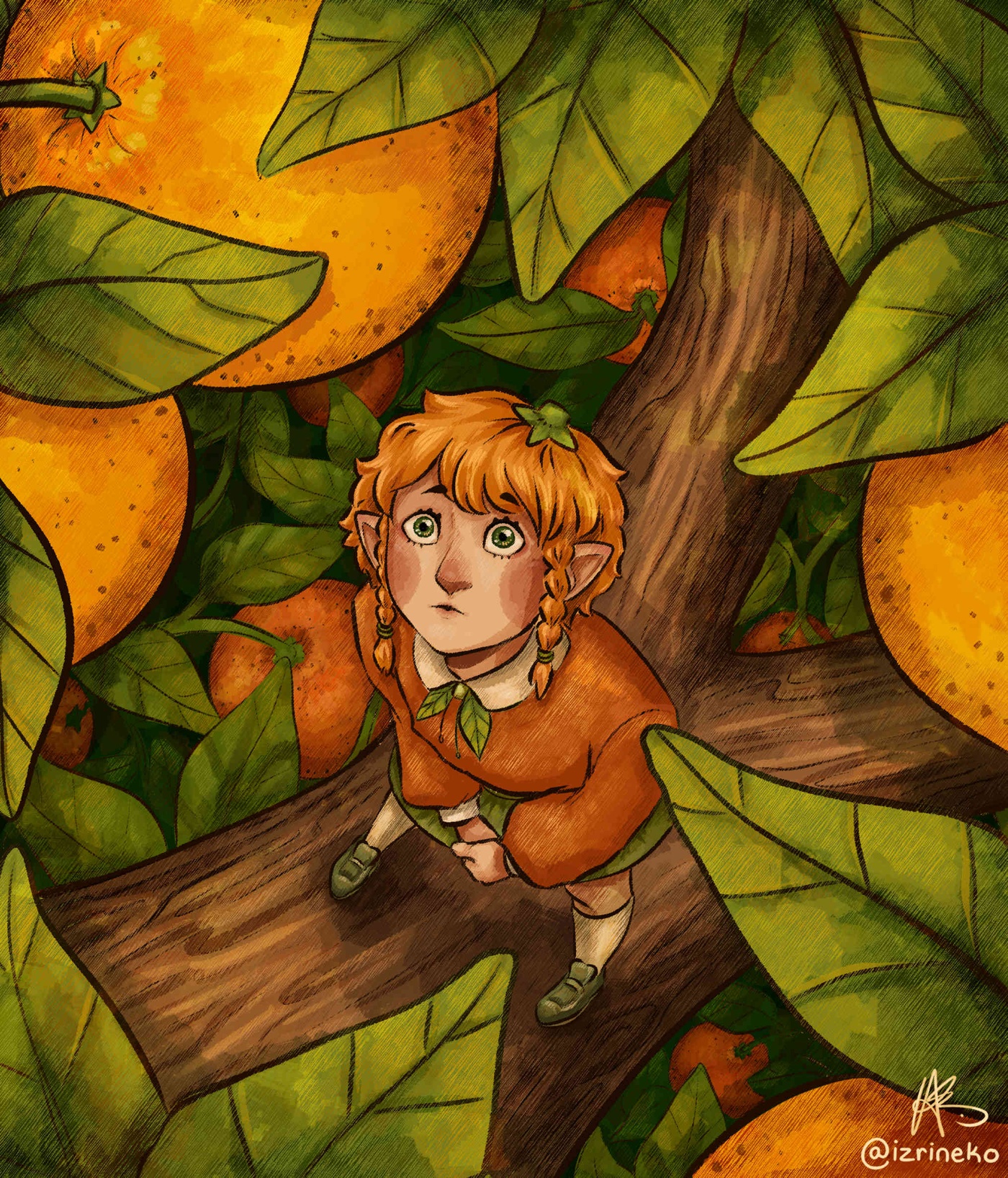 Amy Mathurin - Orange tree