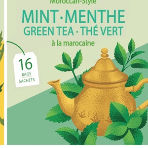 Illustration pour emballage de thés et tisanes