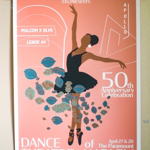 DANCE THEATRE OF HARLEM 50TH ANNIVERSARY POSTER 1