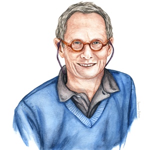 Portrait du Dr. John Sloane pour Dementia Connections Magazine