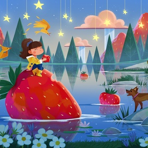 Casse-tête Parfum de fraise - Illustration