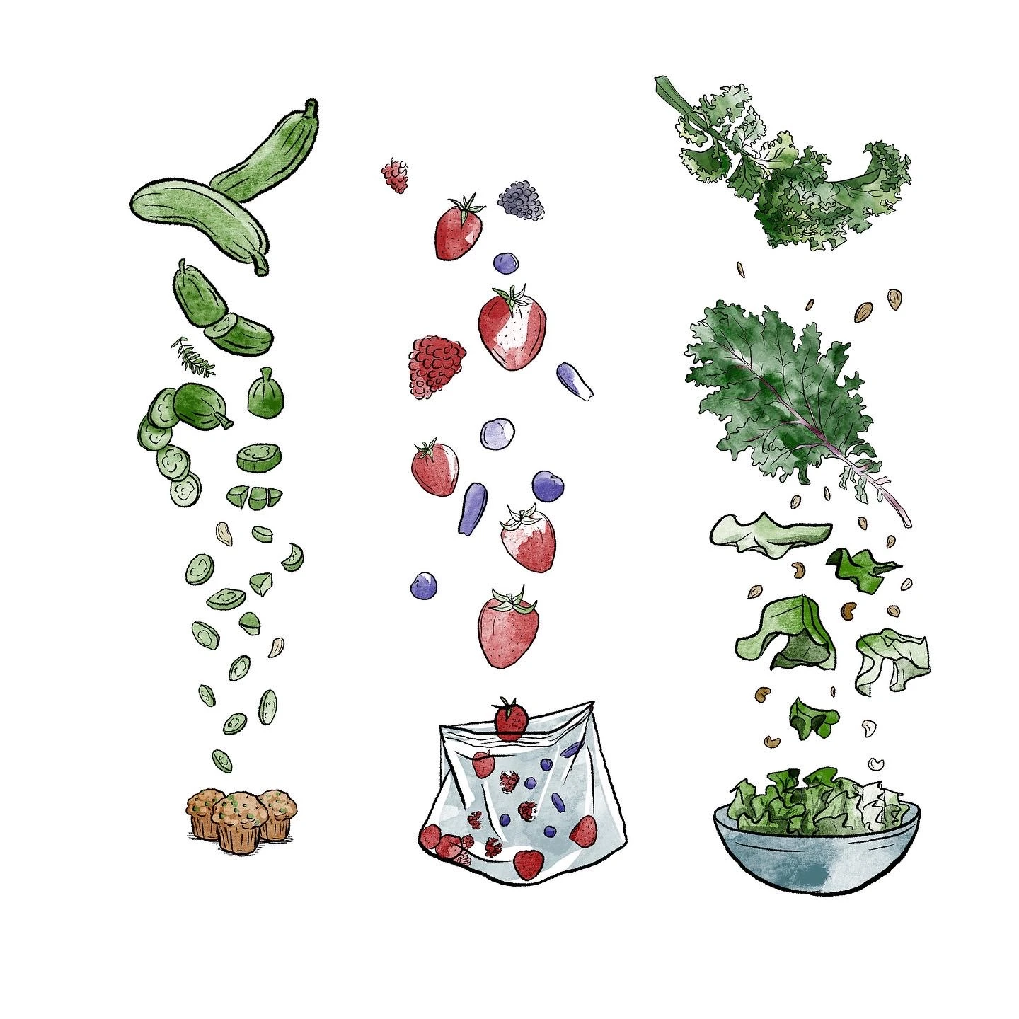 Extrait de : Cuisiner sans recette, 2020